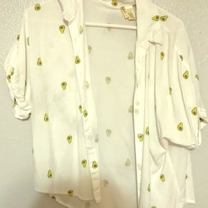 Avocado button up